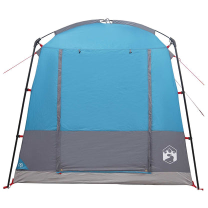 Party Tent 4-Person Blue 185T Polyester with PU Coating