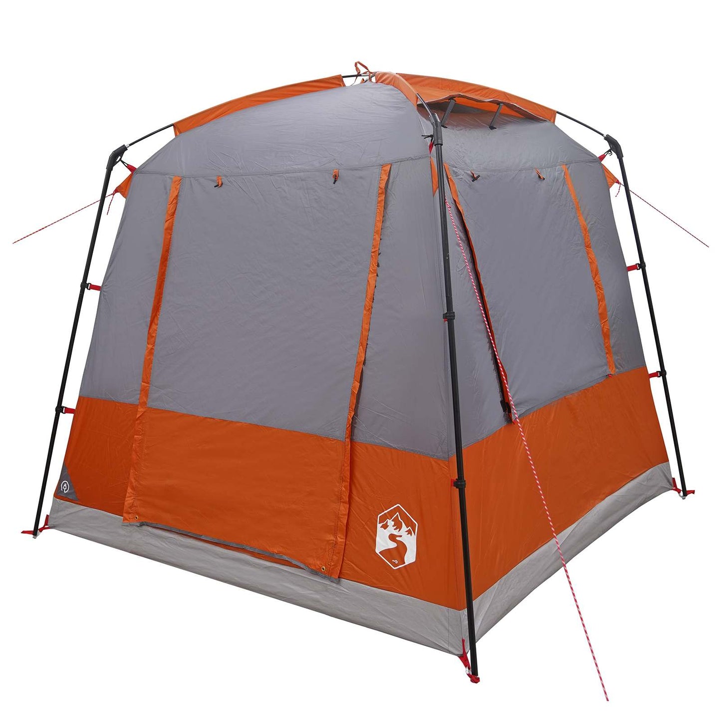Party Tent 4-Person Grey and Orange