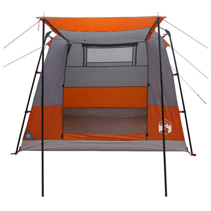 Party Tent 4-Person Grey and Orange