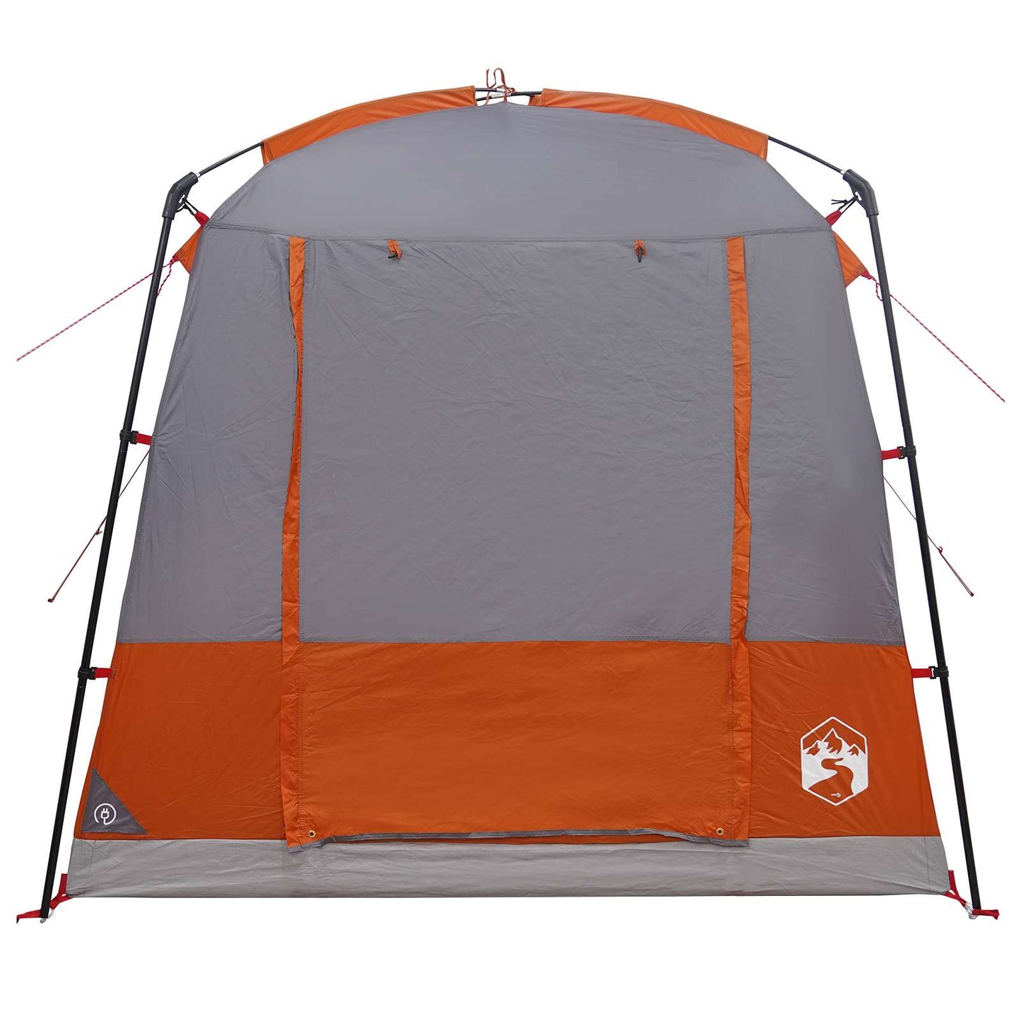 Party Tent 4-Person Grey and Orange