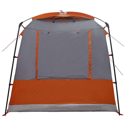 Party Tent 4-Person Grey and Orange
