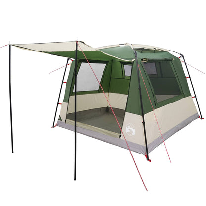 Party Tent Green 10-Person 185T Polyester with PU Coating