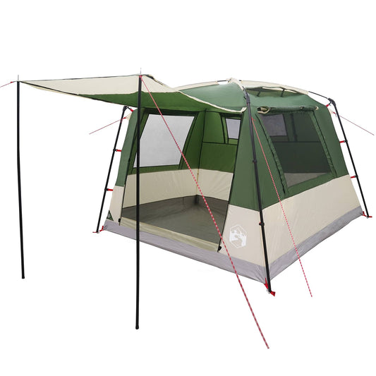 Party Tent Green 10-Person 185T Polyester with PU Coating