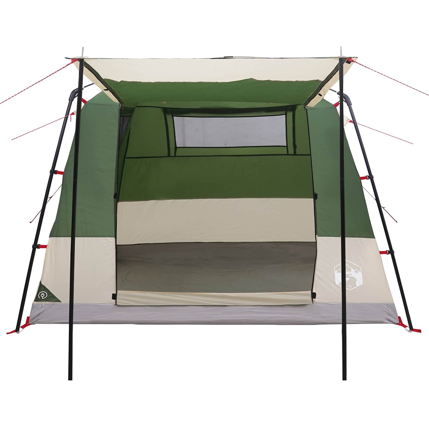 Party Tent Green 10-Person 185T Polyester with PU Coating