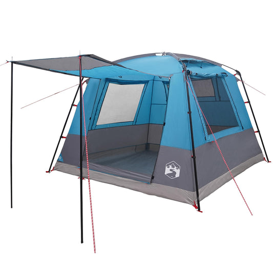Party Tent Blue 10-Person 185T Polyester with PU Coating