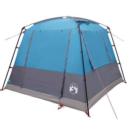 Party Tent Blue 10-Person 185T Polyester with PU Coating