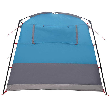 Party Tent Blue 10-Person 185T Polyester with PU Coating