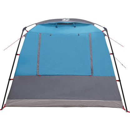Party Tent Blue 10-Person 185T Polyester with PU Coating