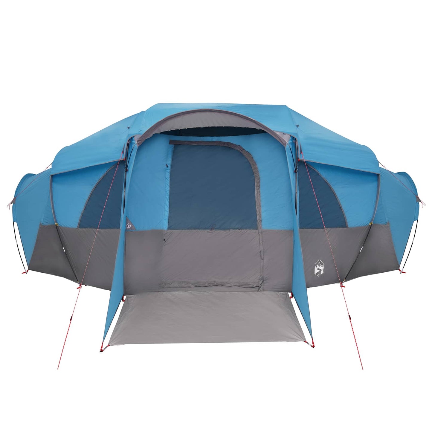 Family Tent with Rainfly Water-resistant 10-Person Blue