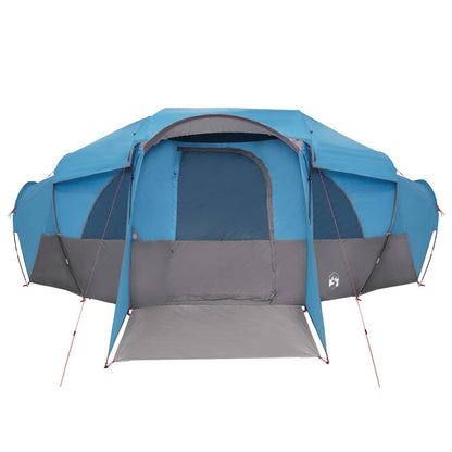 Family Tent with Rainfly Water-resistant 10-Person Blue
