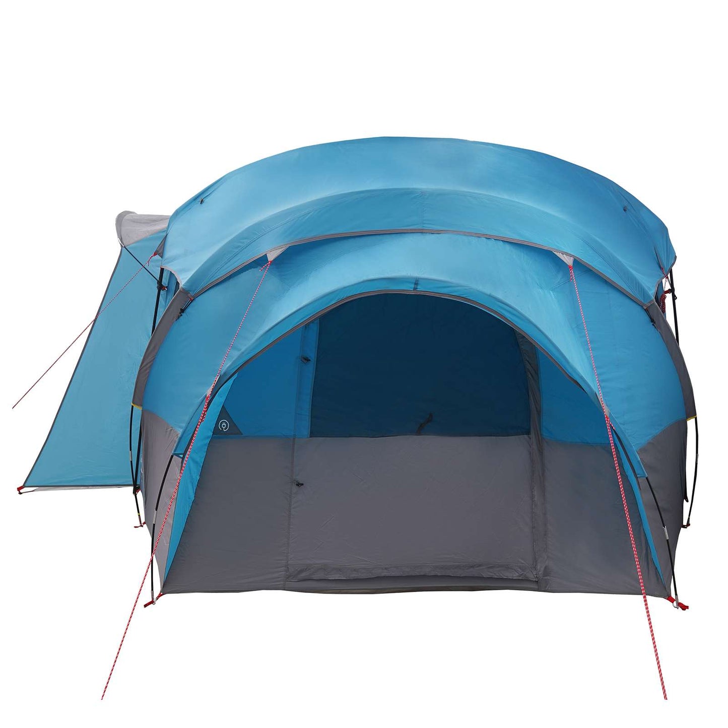 Family Tent with Rainfly Water-resistant 10-Person Blue