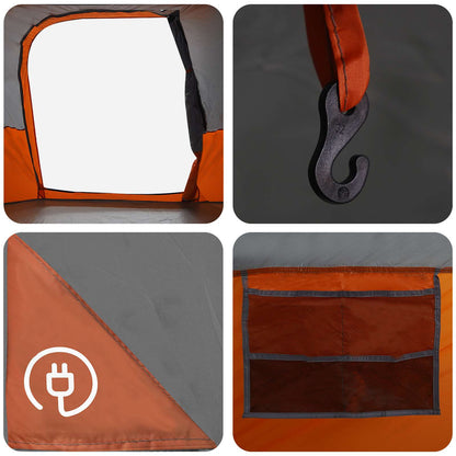 Family Tent with Rainfly Water-resistant 10-Person
