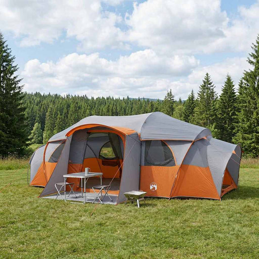 Family Tent with Rainfly Water-resistant 10-Person