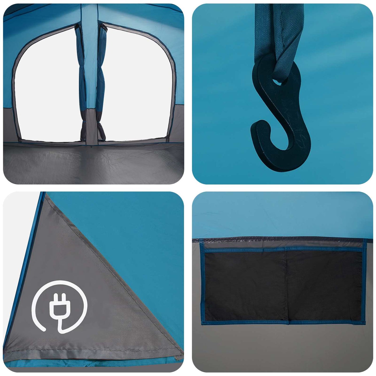 Family Tent 533 x 312 x 230 cm Blue