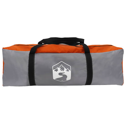 Family Tent 533 x 312 x 230 cm Grey and Orange