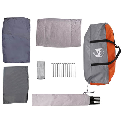 Family Tent 533 x 312 x 230 cm Grey and Orange