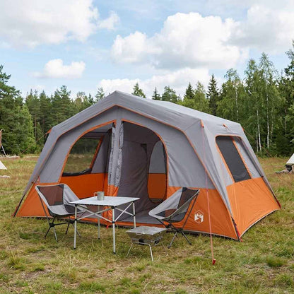 Family Tent 533 x 312 x 230 cm Grey and Orange