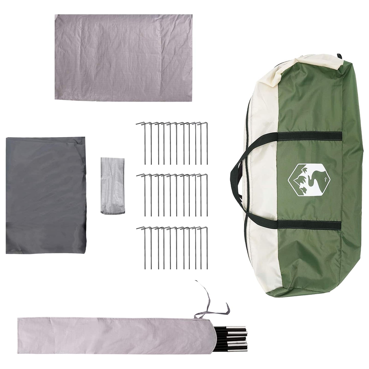 Tunnel Tent 675 x 392 x 210 cm Green