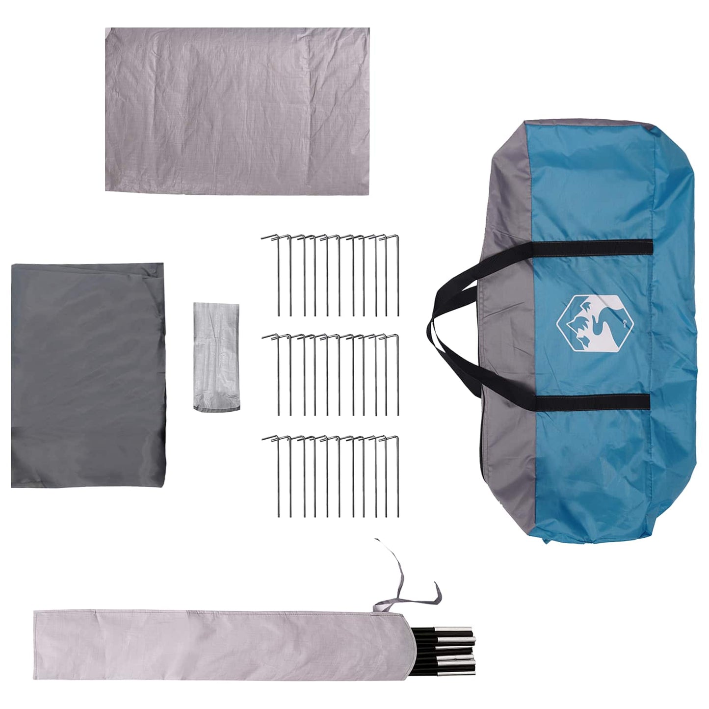Tunnel Tent 675 x 392 x 210 cm Blue