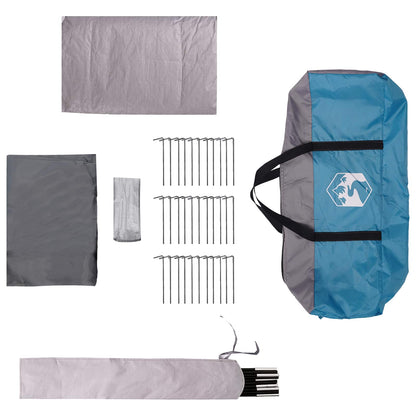 Tunnel Tent 675 x 392 x 210 cm Blue