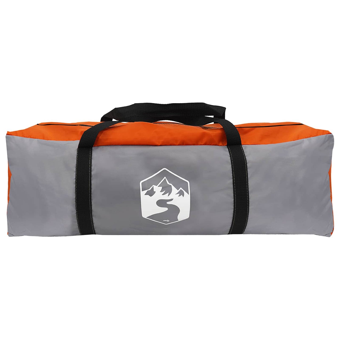 Tunnel Tent 675 x 392 x 210 cm Grey and Orange