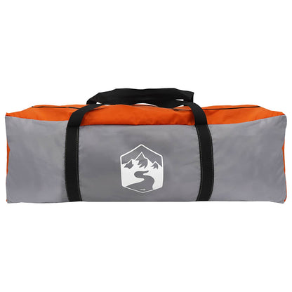 Tunnel Tent 675 x 392 x 210 cm Grey and Orange