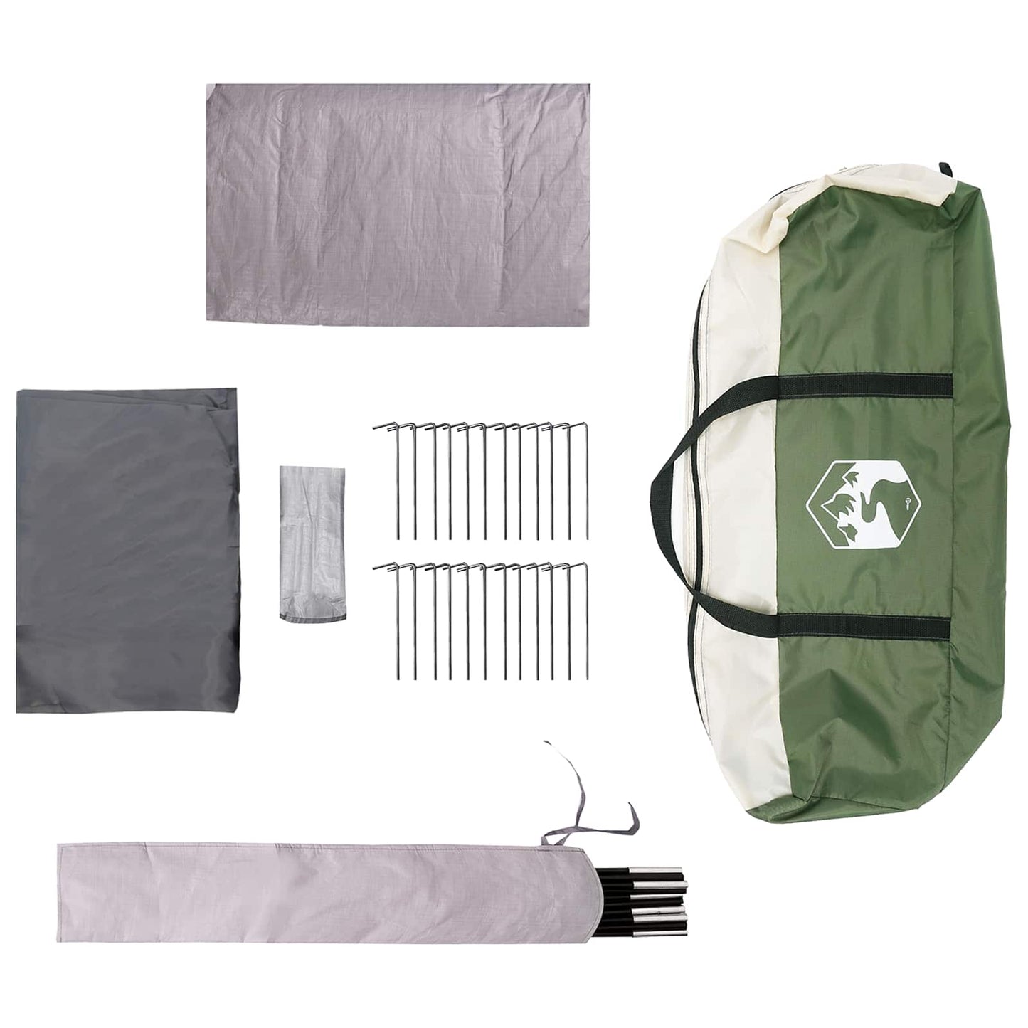 Tunnel Tent Green 505 x 330 x 204 cm