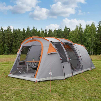 Tunnel Tent 505 x 330 x 204 cm Grey and Orange