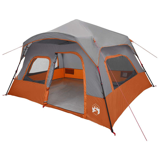 Instant Tent Grey and Orange 340 x 280 x 190 cm