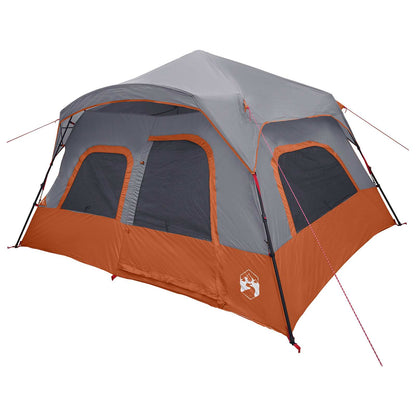 Instant Tent Grey and Orange 340 x 280 x 190 cm