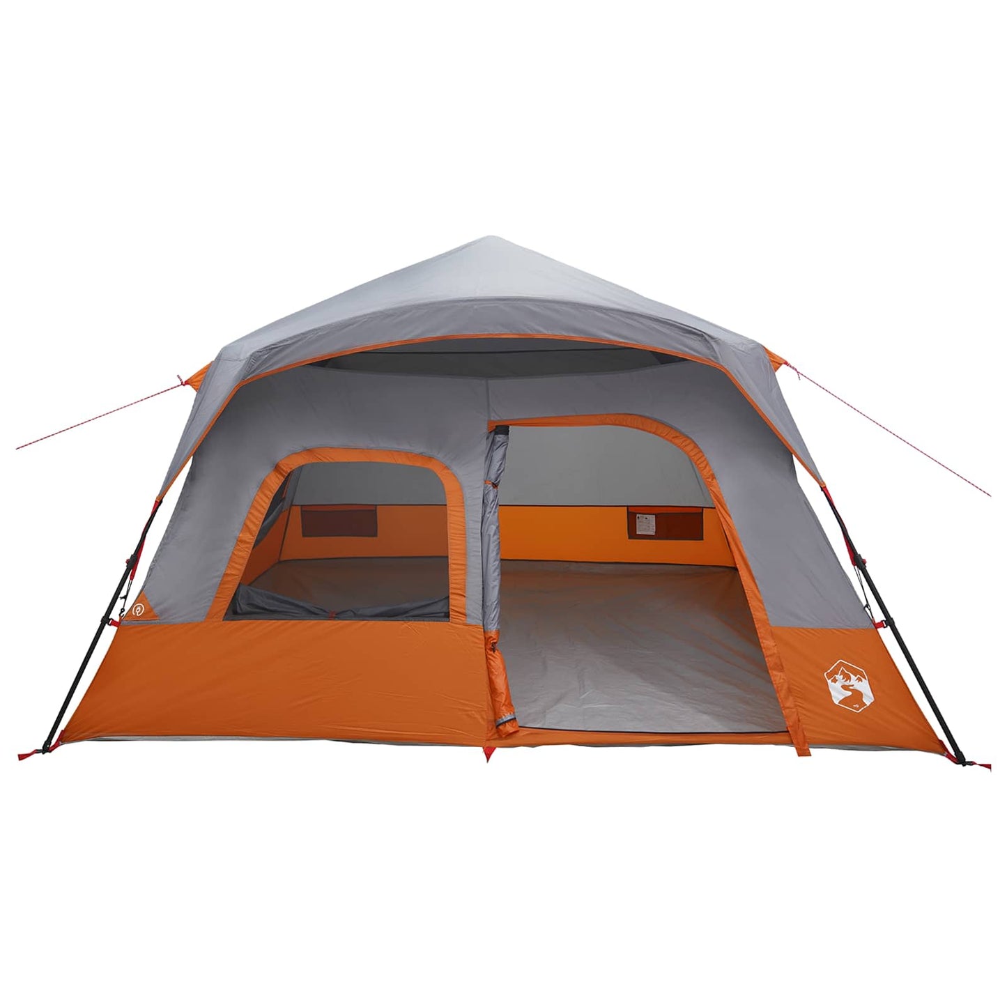 Instant Tent Grey and Orange 340 x 280 x 190 cm