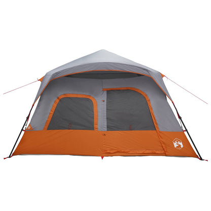 Instant Tent Grey and Orange 340 x 280 x 190 cm
