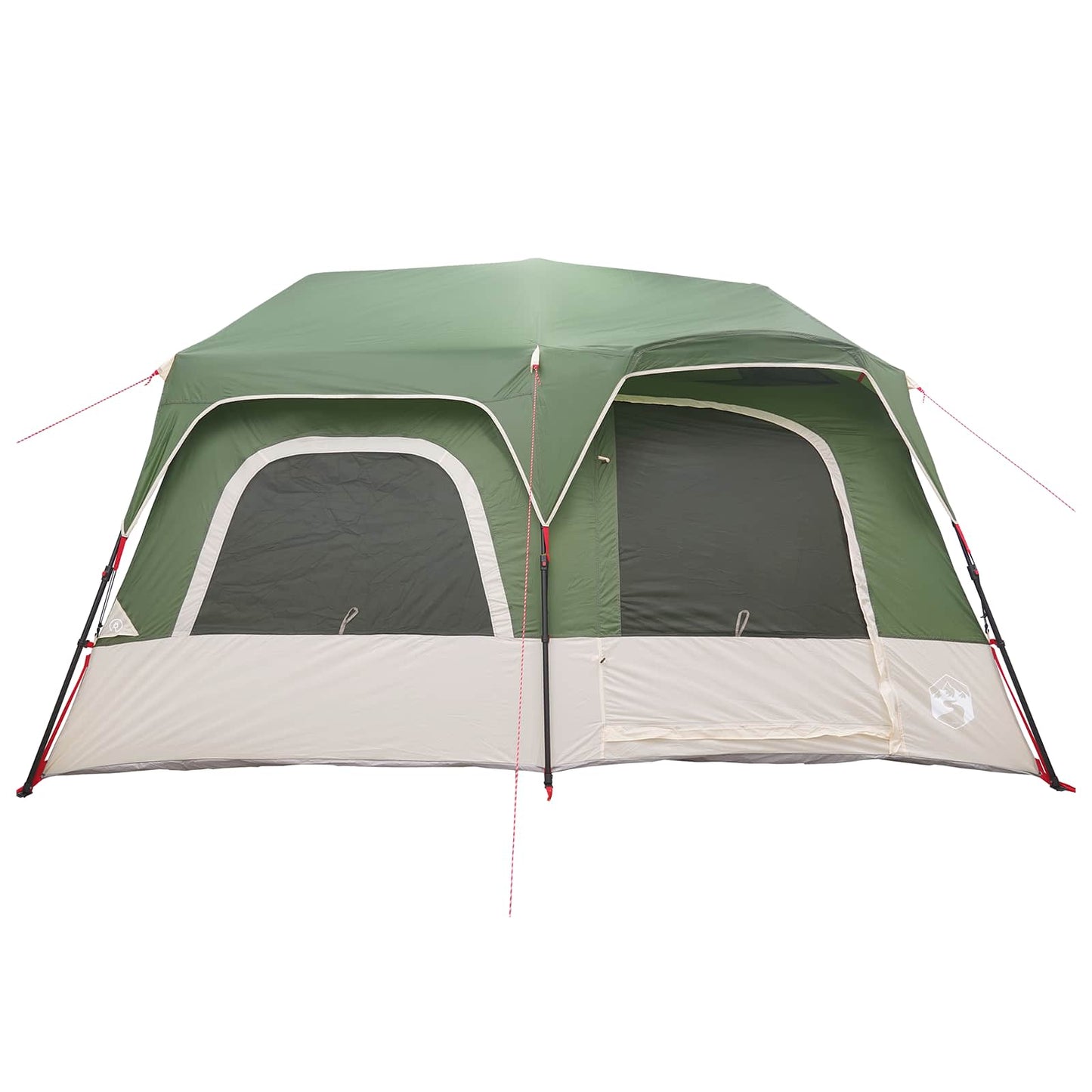 Instant Tent 8-Person Green 185T Polyester with PU Coating