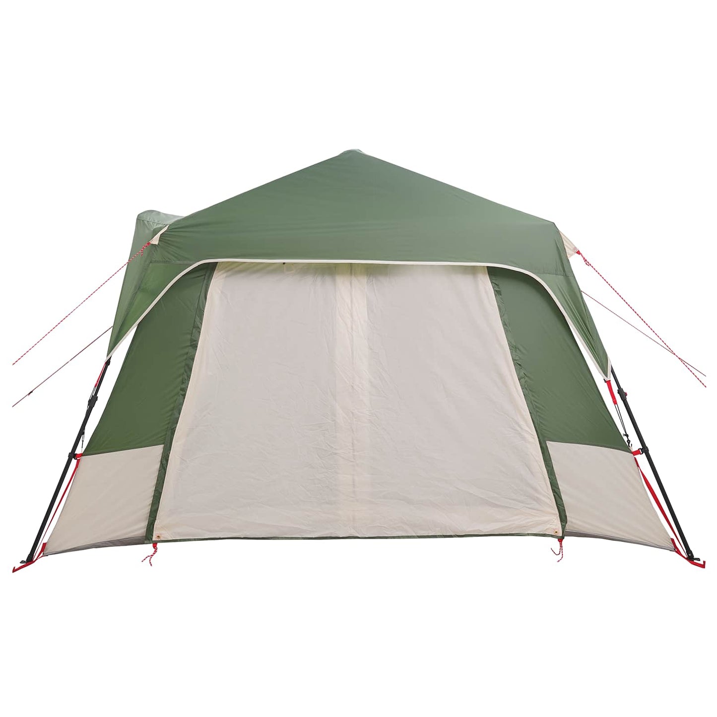 Instant Tent 8-Person Green 185T Polyester with PU Coating
