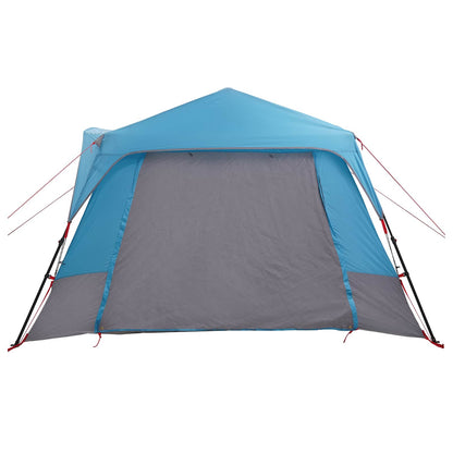 Instant Tent Blue 8-Person 185T Polyester with PU Coating