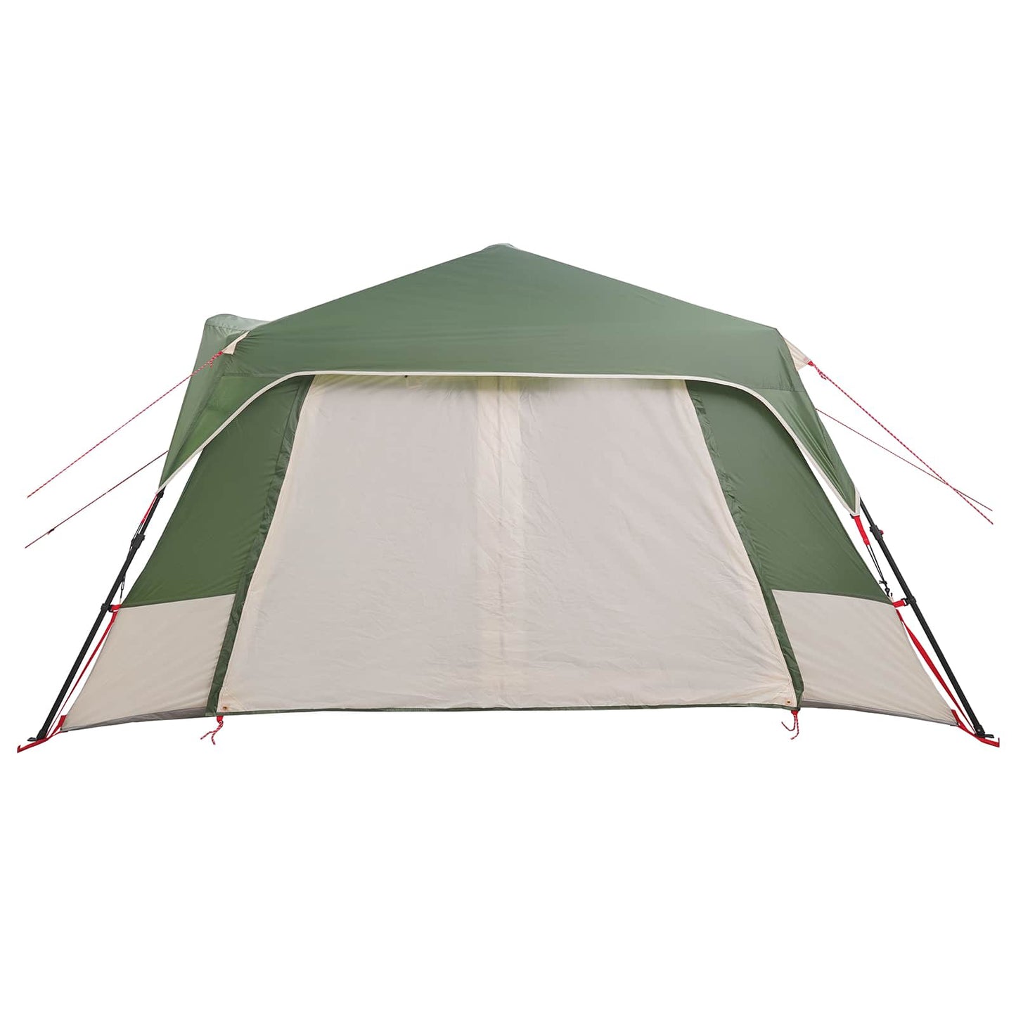Instant Tent 10-Person Green 185T Polyester with PU Coating