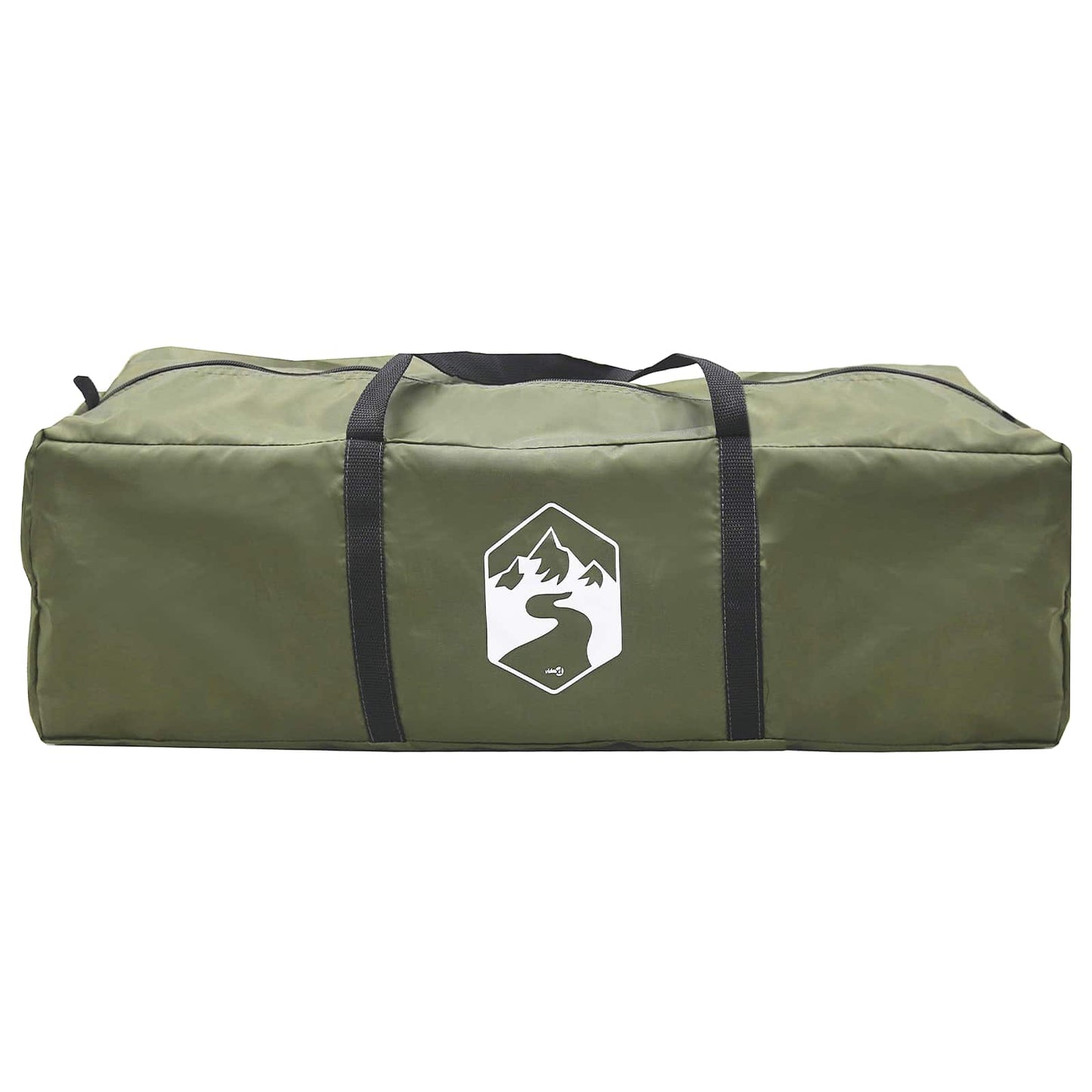 Family Tent Army Green 6-Person Polycotton