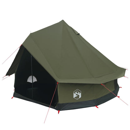 Family Tent Army Green 6-Person Polycotton