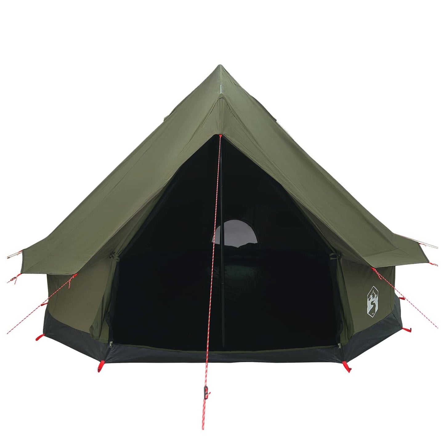 Family Tent Army Green 6-Person Polycotton