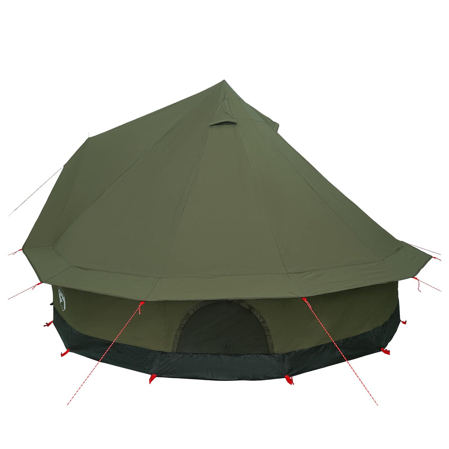Family Tent Army Green 6-Person Polycotton