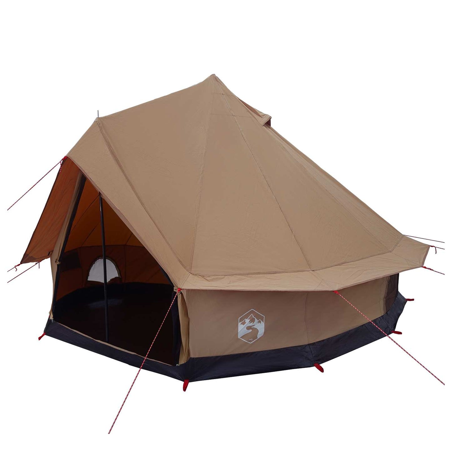 Family Tent Brown 6-Person Polycotton