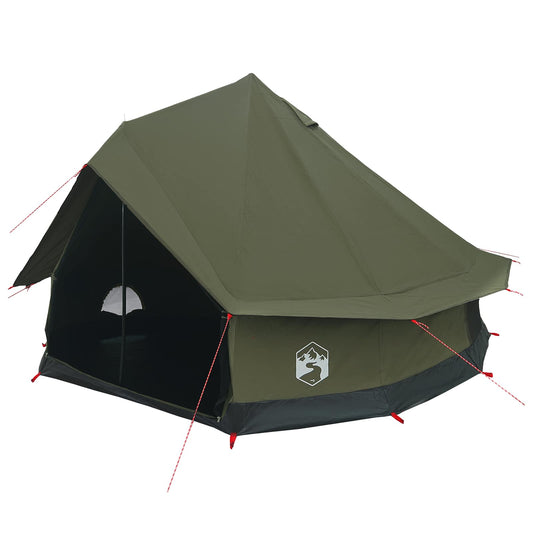 Family Tent Army Green 8-Person Polycotton