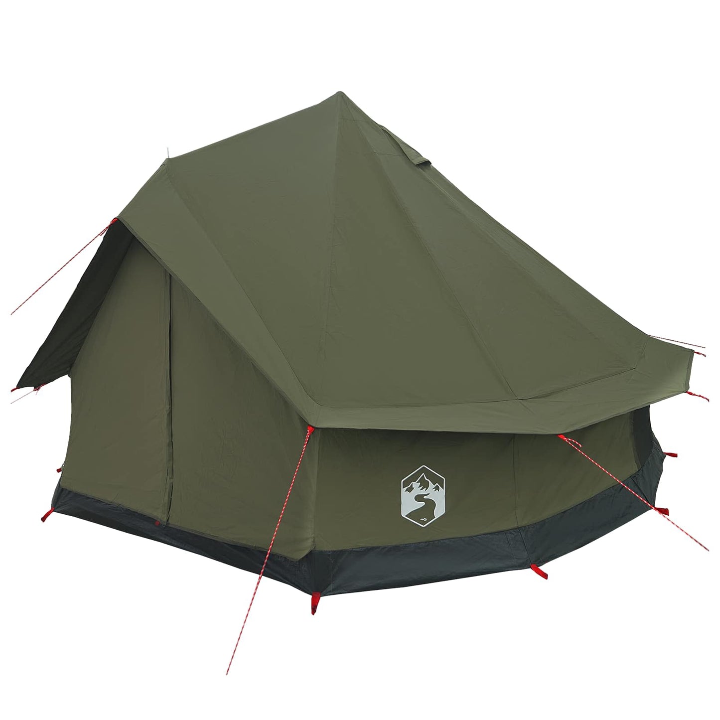 Family Tent Army Green 8-Person Polycotton