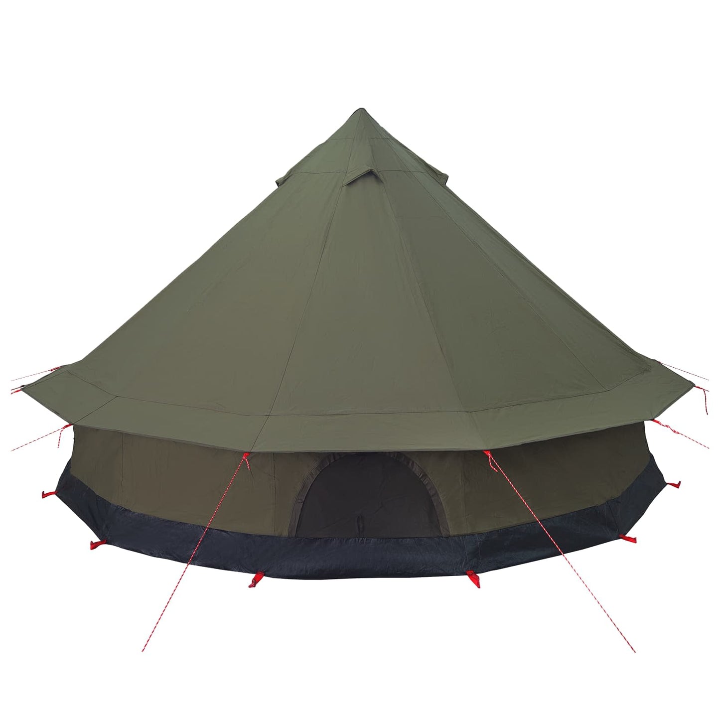 Family Tent Army Green 8-Person Polycotton