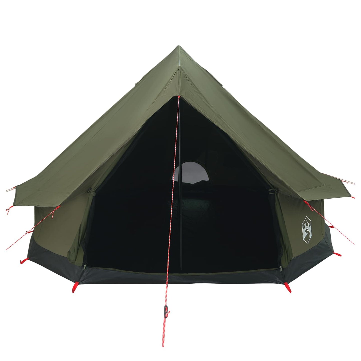 Family Tent Army Green 8-Person Polycotton