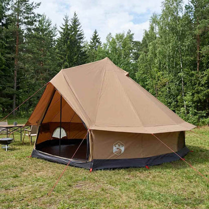 Family Tent Brown 8-Person Polycotton