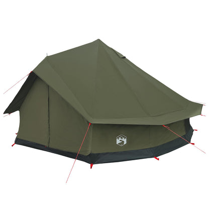 Family Tent 10-Person Army Green Polycotton