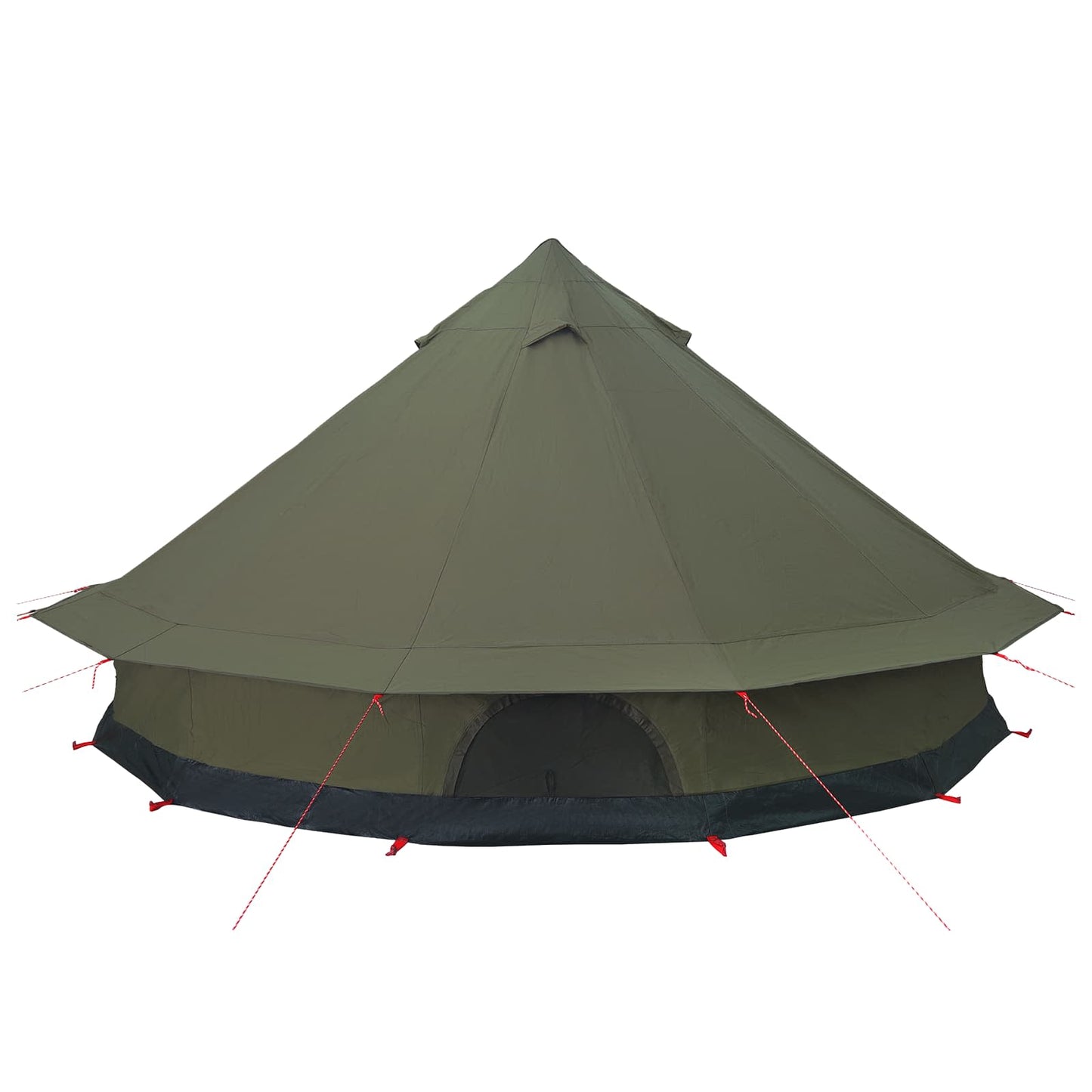 Family Tent 10-Person Army Green Polycotton