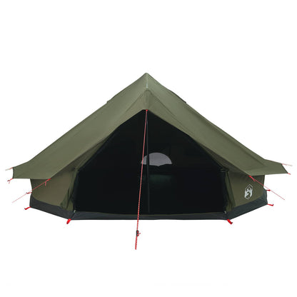 Family Tent 10-Person Army Green Polycotton