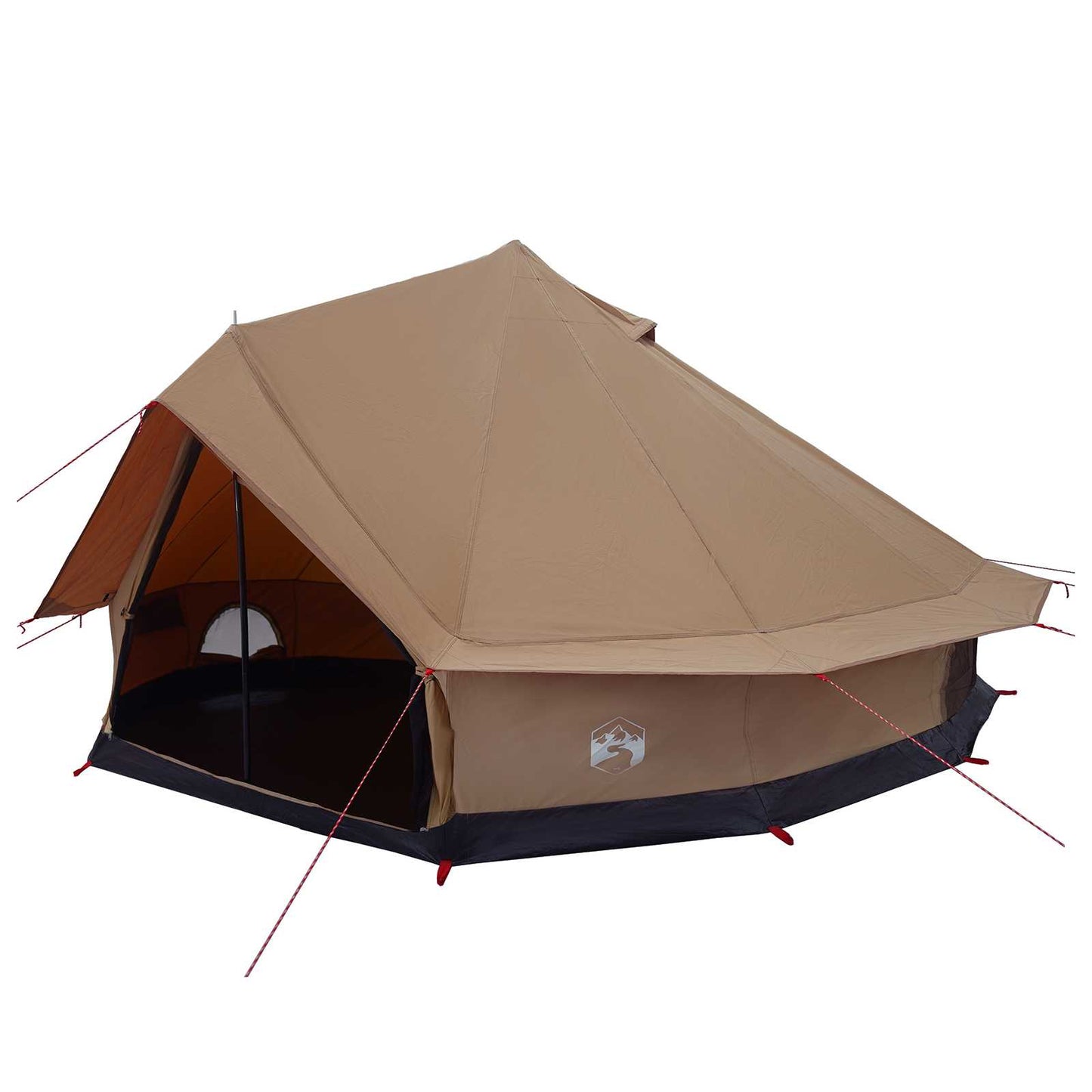 Family Tent 10-Person Brown Polycotton